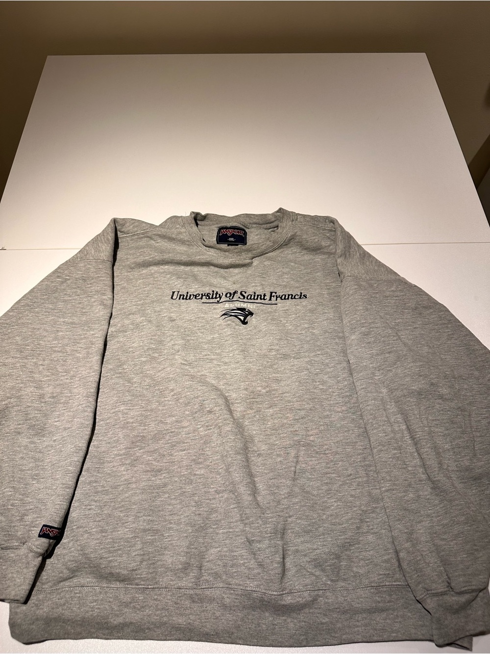 Jansport Grey University of Saint Francis Crewneck Sweatshirt